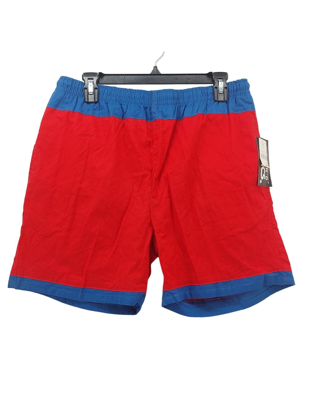 Trend Basics Mens Size Large 36/38 90's Swim Shorts Red Blue